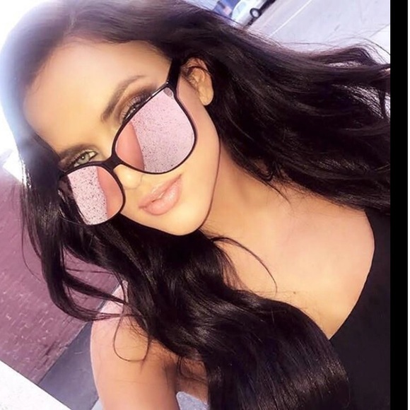 Boutique Accessories - RESTOCKED♡ HD Luxury Gold-Rose Mirrored Sunglasses